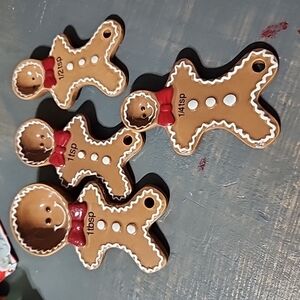 Gingerbread Man Measuring Spoons Set